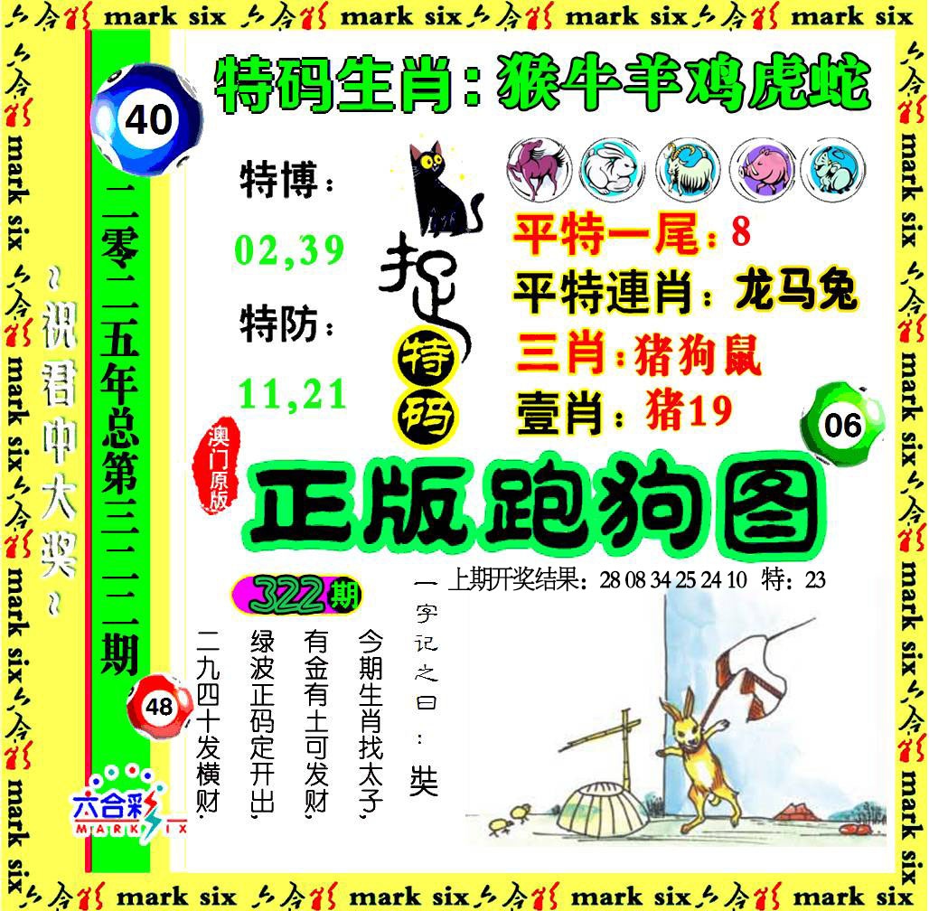 322期正版跑狗图[图]